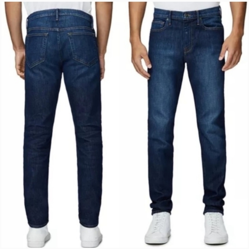Frame Denim L'Homme Athletic Mid-Rise Slim Fit Jeans In Watertown